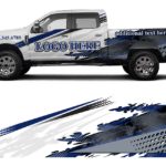 Ford truck graphic vehicle wrap design