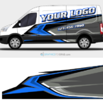 Ford Transit vector wrap design