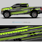 Truck wrap design vector 5