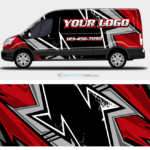 Ford Transit vector wrap design 6