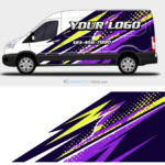 Ford Transit vector wrap design 7.