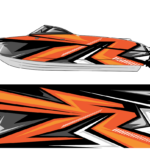 Vector Vehicle Wrap Design - Boat Wrap design