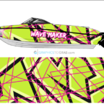 Boat Wrap Design Vector 5