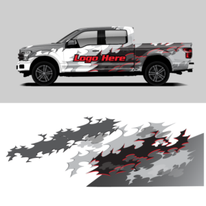 Truck Wrap Design vector graphics 1