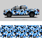 Vector blue bape camo design