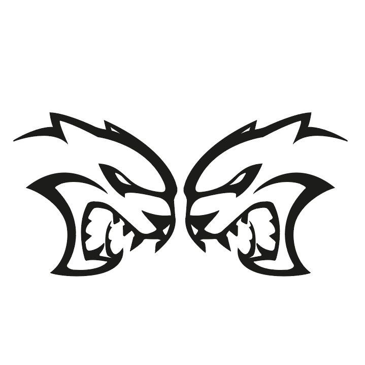 Free Vector Dodge Hellcat Logo