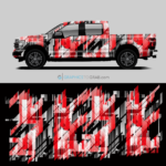 Plaid camo wrap livery