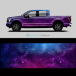 truck wrap galaxy print