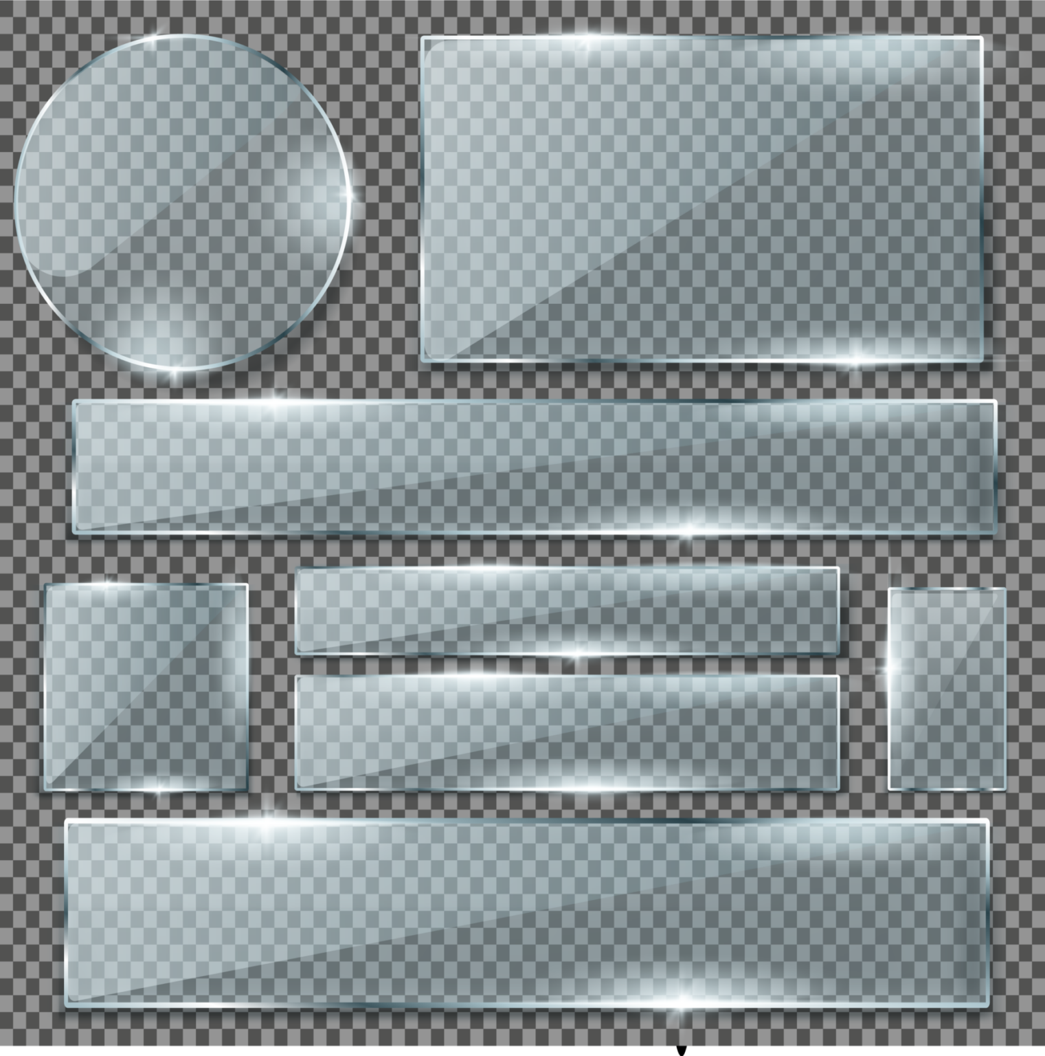 Glass Templete glass vector template 2 | Graphics To Grab