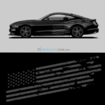 Grunge American Flag design