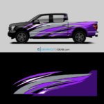 Vector purple shapes Wrap