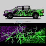 Vector graphics Vehicle Wrap Design