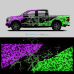 Vector graphics Vehicle Wrap Design