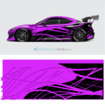 Race car vector wrap design 3