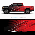 Truck wrap design lines 2