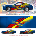 Superman Vehicle wrap design
