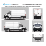 RAM ProMaster vector template