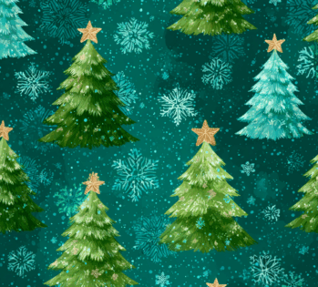 Christmas Tree Themed Pattern