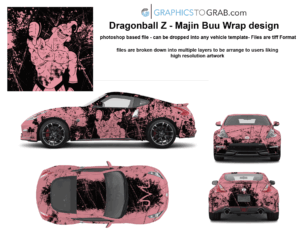 Dragonball Z - Majin Buu Wrap design