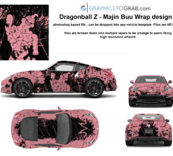 Dragonball Z - Majin Buu Wrap design
