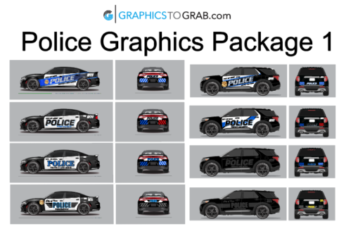 Police Raid Graphics Police Vector graphics package