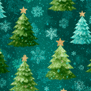 Christmas Tree Themed Pattern