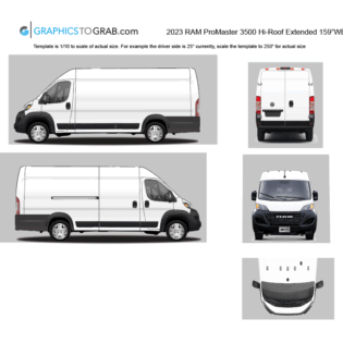 2023 RAM ProMaster 3500 Hi-Roof Extended 159”WB