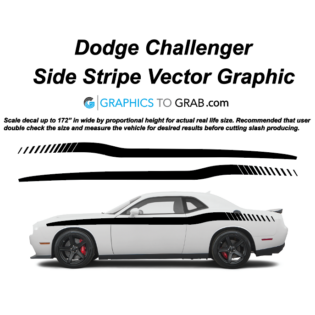 2022 Dodge challenger side stripe design 1