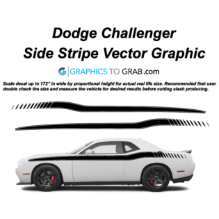 2022 Dodge challenger side stripe design 2
