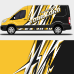 Electrician Transit Wrap design – vector wrap design