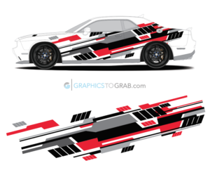 dodge challenger vector car stripes