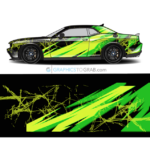 Sports car vector wrap design 5