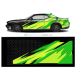 Sports car vector wrap design 6