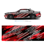 Sports car vector wrap design 7