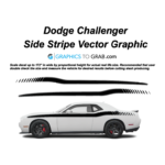 2022 Dodge challenger side stripe design 2